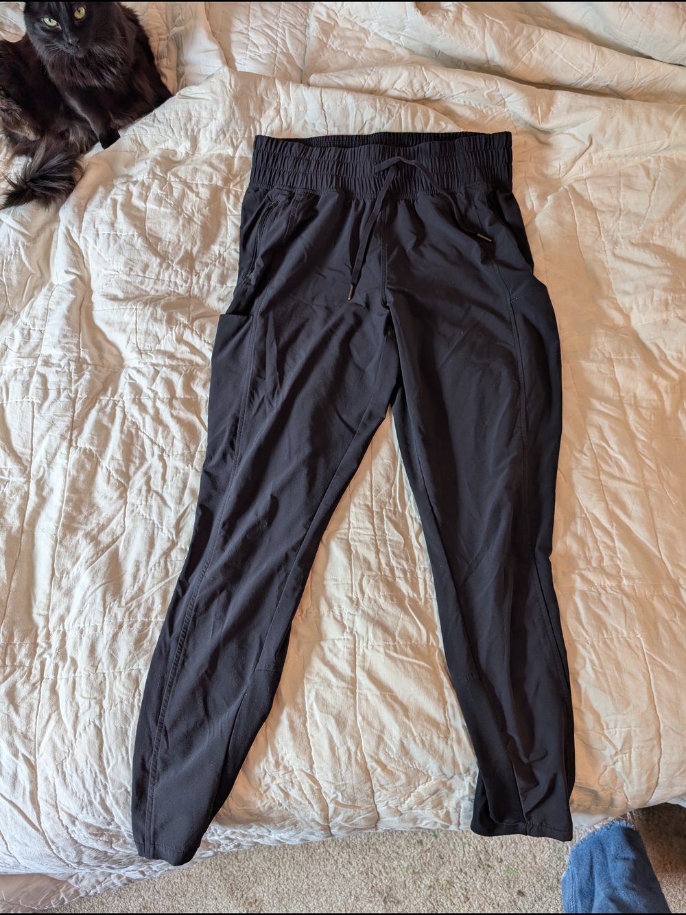 Black Athletic Joggers with Pockets